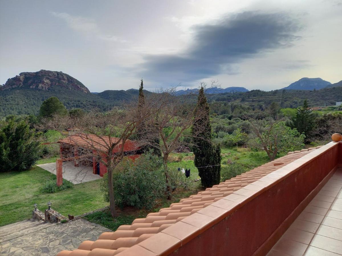 Vilanova de Escornalbou L'Albaida, Tranquility, Views Of Sea And Mountains 아파트 외부 사진